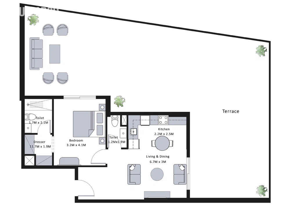 1 Bedroom